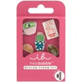 Charms zum Wechseln Coffeeshop Aesthetic - Invisibobble MyClaw SET Morning Nostalgia - Damen Haarschmuck Anhänger Set für Haarklammer (Croissant, Kaffeebohne, Matcha Mug, Kaktus, Poster) - 5er