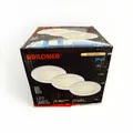 3x Briloner Weiß LED Einbaustrahler Decken-Spot 3x 6W 3x 650lm 3000K IP44 Ø115mm