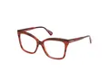 MAX&Co. Brillengestell (Model MO5130) für Damen, Quadratisch, gefertigt aus Acetate (inklusive Brillenetui)