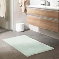 Schöner Wohnen Kollektion Badteppich einfarbig Mint 40 x 60 cm – waschbare Badematte rutschfest - 100% Baumwolle – Badvorleger Trockner geeignet – Duschvorleger Badezimmer