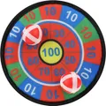 ToiToys Mini Dartscheibe Klettband 18cm inkl 2 Bälle Dart Klett velcro Spiel