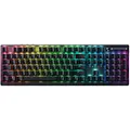 Razer DeathStalker V2 Pro (röd switch) - Trådlöst optiskt speltangentbord med låg profil (linjära optiska switchar, HyperSpeed Wireless, Bluetooth, Laser-Etsed Keycaps) Nordic-Layout | Svart