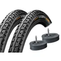 2 Stück CONTINENTAL Reifen 28" RIDE TOUR schwarz 42-622 28 x 1.60 + DV Schlauch
