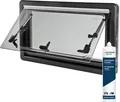 wamovo Ausstellfenster 50x35cm Seitenfenster Insektenschutz Rollo Dichtmasse Wohnwagen Wohnmobil Fenster