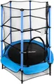 HyperMotion Gartentrampolin Heimtrampolin 140 cm mit Schutznetz, für Kinder von 3-6 Jahren, Ø 25 cm