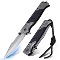 Taschenmesser Klappmesser Edelstahl Tragbares Outdoor Messer rutschfeste EDC ...