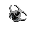 Taffstyle Piercing-Implantat Dermal Piercing Strass Kristall Biohazard Symbol, Aufsatz Dermal Anchor Piercing Hautanker Implantat Skin Diver Strass