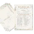 colortouch Hochzeitsspiel mit 52 Postkarten mit Fragen zum Ausfüllen, Vintage Hochzeitsdeko, EIN Jahr Lang Jede Woche eine Karte, Hochzeitsgeschenk Alternative zum Gästebuch, Erinnerungskarten