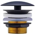 Duravit Schaftventil 5 cm 0050241000, Montagezubehör, schwarz matt