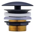Duravit Universal Schaftventil für Waschtische ohne Überlauf ? 72 x 50 mm - Schwarz - 0050244600