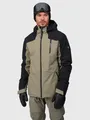 Brunotti Softshell-Ski-/ Snowboardjacke "Mattaki" in Beige/ Schwarz, Größe L, Beige/schwarz, Herren