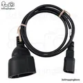 Netz Adapter Kabel Kaltgeräte C14 zu Schutzkontakt Buchse für USV 1m