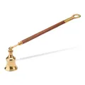 26,5cm Kerzenlöscher aus Messing mit Holzgriff Kerzen Zubehör Dochtlöscher