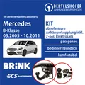 Für MERCEDES B-Klasse Typ W245 03.2005-10.2011 AHK abn. +7pol sp. E-Satz NEU TOP