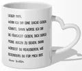 Papa Geschenk von Tochter Vater Tasse Vatertag Geburtstag Kaffeetasse Mann