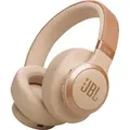 JBL Live 770NC Kabellose Bluetooth ANC Manschetten fr Musik und Musikanten - Beige
