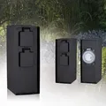 Paulmann 94314 Steckdosensäule Rio Zeitschaltuhr IP44 Anthrazit