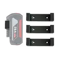 ULROAD 4 Stück Akku Halterung für Bosch 18V Akkus Li-On Wand Halter Werkstatt Wandhalterung Zubehör Wand BAT609 BAT610G BAT618G BAT620 BAT621 BAT610G 18 V