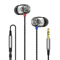 SoundMAGIC E10 Kabelgebundene Kopfhörer ohne Mikrofon, HiFi-Stereo-Ohrhörer, geräuschisolierende In-Ear-Kopfhörer, leistungsstarker Bass, ohne Kabelsalat, Rotguss