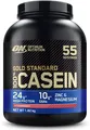 Optimum Nutrition 100 % Gold Standard Casein, 1820 g (4 lb) Dose, Strawberry Del