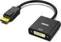 Benfei DisplayPort zu DVI Adapter | DP (Stecker) auf DVI-D (Buchse) | Full HD 10