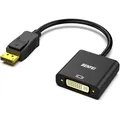 DisplayPort auf DVI Kabel, Adapter, vergoldet, HDTV, Monitor, PC, Projektor