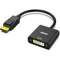 DisplayPort zu DVI Adapter, vergoldete Anschlüsse, HDTV, Monitor, Projektor