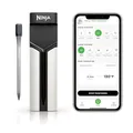 Ninja ProChef Drahtloses Fleischthermometer Sonde zum Kochen im Innen- und Außenbereich, Grillen und Luftbraten mit 50 m Bluetooth-Reichweite & 30 Stunden Akkulaufzeit, App-verbunden, hitzebeständig
