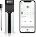 Ninja Bratenthermometer WP100EU | Kabellos Bluetooth | App-verbunden | Edelstahl | 370°C hitzebeständig