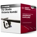 Für Skoda Octavia Kombi III 5E5 (Auto Hak) Anhängerkupplung vertikal abnehmbar