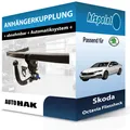 AUTO HAK Anhängekupplung abnehmbar passend für Skoda Octavia Fliessheck 12- AHK