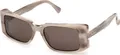 MaxMara MM0159 20A beige horn 54/16/140 Damen Sonnenbrillen