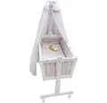 VitaliSpa®, Weiß/Beige, 100 x 77 cm mit Rollen, 1-tlg.