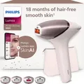 Philips Lumea IPL 9900 Series BRI951/00 IPL Haarentfernungsgerät mit SenseIQ, Lichtimpulstechnologie (IPL), Pink, Roségold, 2,5 min, 2 min, 1,5 m... - Rosa