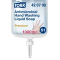 Tork antimikrobielle Flüssigseife zur Händedekontamination S1, dermatologisch getestet, 1 × 1.000 ml, 420709