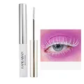 OCHILIMA 4D Mascara farbenfrohe Fasermascara bezaubernde lang anhaltende Mascara, dichte/lange Wimpern wasserfestes und wischfestes Augen-Makeup(White)