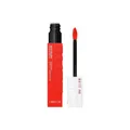 Maybelline New York Flüssiger Lippenstift mit mattem Finish, 16h Halt ohne Abfärben, Vegane Formel, Super Stay Matte Ink Spiced Up, Nr. 320 Individualist (Rot), 5ml
