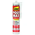 UHU Poly Max Glasklar Express, 300 g, Kartusche 47855 (Dichtstoff Klebstoff)