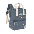 LÄSSIG Kinderrucksack mit Brustgurt Kindergartentasche Kindergartenrucksack 28 cm, 7 Liter, 3 Jahre/Mini Square Backpack Happy Prints Dunkelblau
