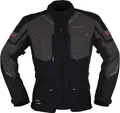 MODEKA Motorradjacke PANAMERICANA II 2 schwarz dunkelgrau Sympatex CE AA Gr. 4XL