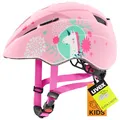 uvex Kid 2 cc - Leichter Fahrradhelm für Kinder - individuelle Größenanpassung - waschbare Innenausstattung - pink Unicorn matt - 46-52 cm