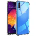 CoolGadget Rugged Handyhülle für Samsung Galaxy A50 / A30s Rugged Case, stoßdämpfende TPU Hülle Transparent Klar, kompatibel mit Samsung Galaxy A50 / A30s (6,4 Zoll)