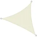 Sol Royal Sonnensegel Sonnensegel dreieckig 3x3x3m SolVision HS9, Anthrazit, Wasserdurchlässig HDPE Atmungsaktiver Terrasse UV Sonnenschutz beige 300 cm x 300 cm x 300 cm
