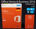 Microsoft Office Home & Business 2016 P2 Vollversion Box 1 PC 32/64-Bit OVP NEU