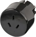TRA CN AUS - Reiseadapter - Euro und Australien, China Stecker schwarz