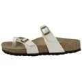 Birkenstock Mayari Birko-Flor normal Damen Pantolette beige 40 EU