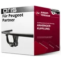 Anhängerkupplung starr für Peugeot Partner 04.2008-10.2011