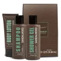 Herren Reiseset mit Duschgel, Lotion und Shampoo - 3-teiliges Set