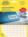AVERY Zweckform 3.712 Etiketten 3306 weiß 13,0 x 8,0 mm