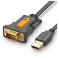 Ugreen Kabel Adapter USB - RS-232 ( männlich ) 1 Meter Konverter USB ZU DB9 schwarz